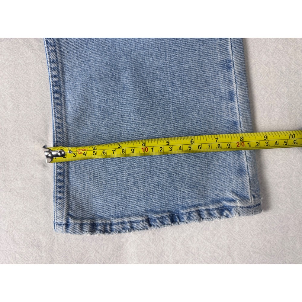 MOTHER Jeans Women Embroidered Bloom Flare Crop Light Wash Denim Size 28 - Picture 14 of 14
